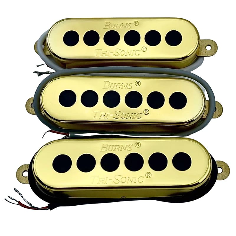 Burns Alnico V TriSonic Single Coil Pickup Set Neck Reverb UK