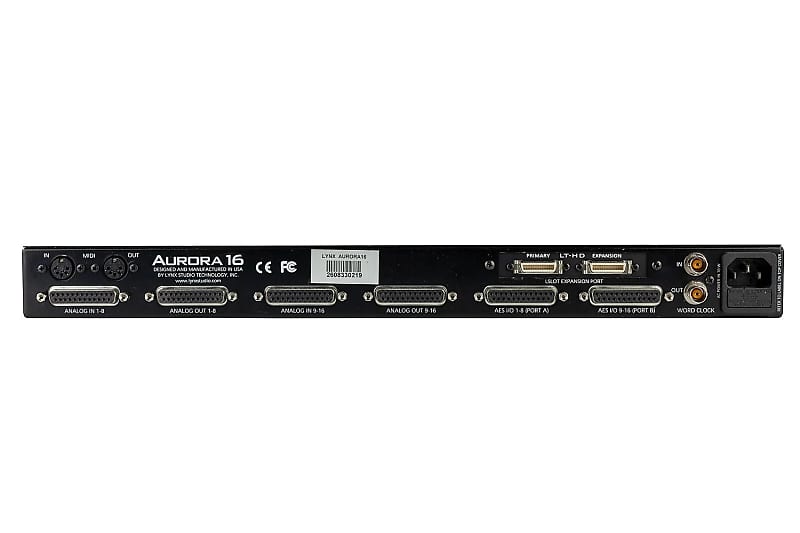 Lynx Aurora 16 16-Channel Mastering AD/DA Converter with LT-HD Pro Tools HD Card image 2