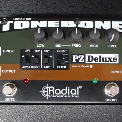 Reverb.com listing, price, conditions, and images for radial-tonebone-pz-deluxe