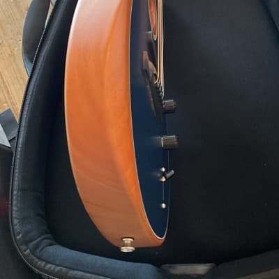 Fender American Acoustasonic Tele Plek’d and Perfected with Locking Tuners! Steel Blue image 9