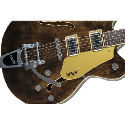 Gretch G5622 Electromatic Center Block Double Cut with V Stoptail, Laurel Fingerboard, Aged Walnut Electric Guitar image 3
