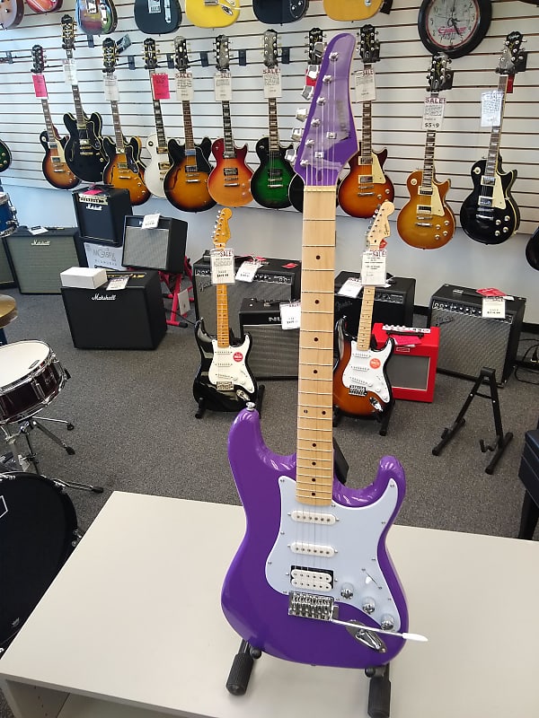 Kramer Focus VT-211S Electric Guitar W/Deluxe Bag - Purple image 1