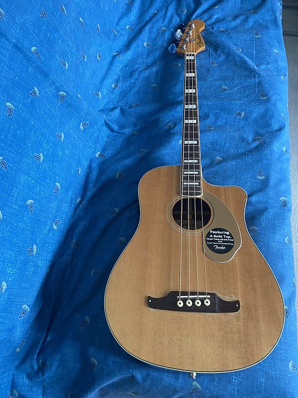 Fender Kingman Bass SCE Acoustic-Electric Bass Natural