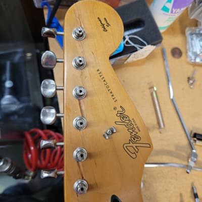 Fender California Series Stratocaster Neck 1997 w/ MIM Body Black *READ* image 8