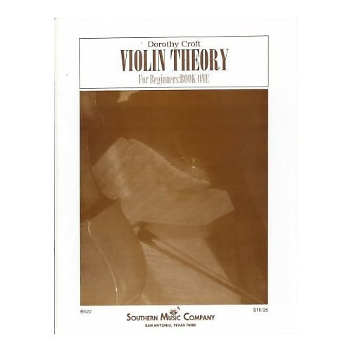 Croft, Dorothy - Violin Theory For Beginners: Book 1 - Southern Music Company image 1
