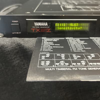 Yamaha TX81Z Rackmount FM Tone Generator 1987 - 1988 - Black