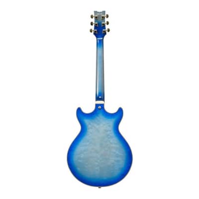 Ibanez AM Artcore Expressionist 6-String Electric Guitar (Jet Blue Burst) image 6
