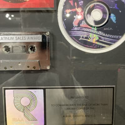 Stan Lynch Tom Petty and The Heartbreakers, RIAA, Greatest Hits, Platinum Record (#32) image 4