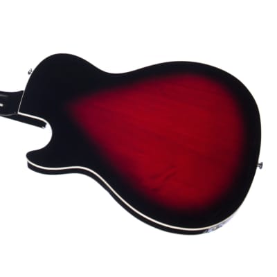 Airline Guitars Mercury - Redburst - Semi Hollowbody Electric Guitar - NEW! image 4