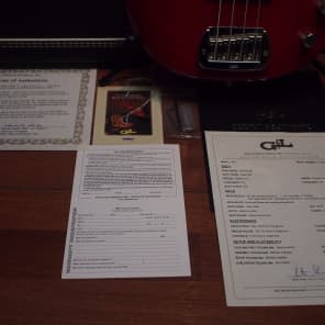 G&L USA JB-2 Custom Build Bass Guitar Trans Red World-shipping image 5