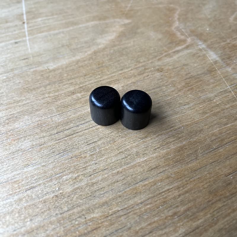 Stew Mac Ebony Dome Knob Set image 1