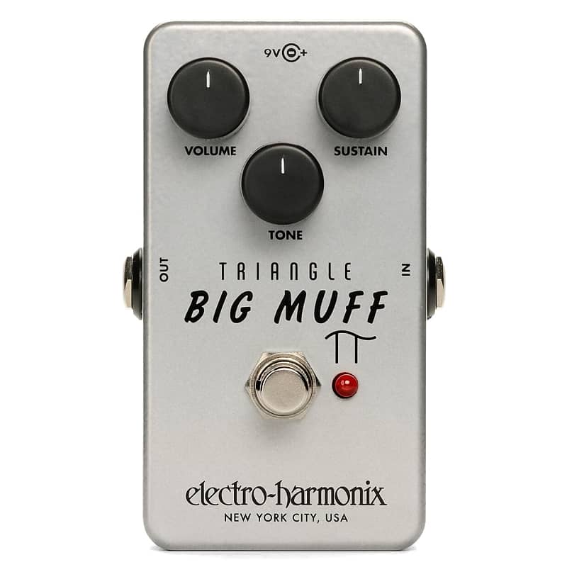 New Electro-Harmonix EHX Triangle Big Muff Pi Fuzz Distortion Sustainer Guitar Pedal image 1