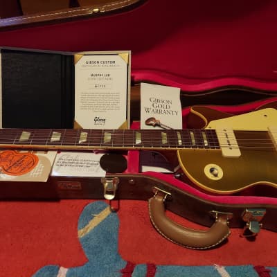 Gibson Custom Shop Murphy Lab '56 Les Paul Goldtop Reissue Ultra Light Aged (1956 P90 Les Paul Reissue) image 5