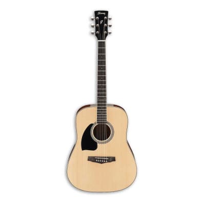 Ibanez Performance Series PF15L Left-Handed Acoustic Guitar, Rosewood Fretboard, Natural High Gloss image 5