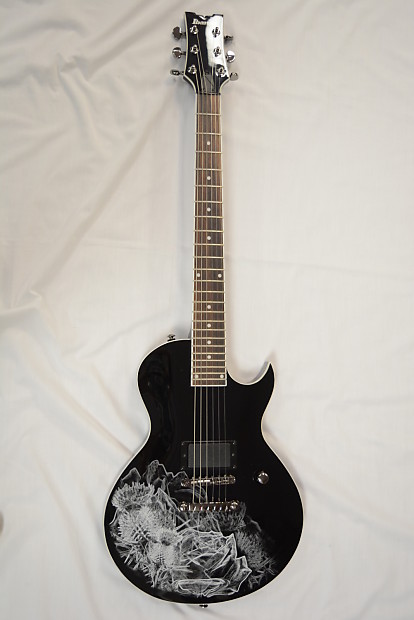 Ibanez CLM1 Cameron Lidell Signature Guitar Black/Graphic image 1