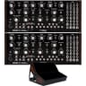 2 Moog Mother 32 Semi-modular Step Sequencer Analog Synthesizers + 2-Tier Rack