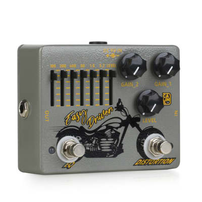 Caline DCP-04 Easy Driver Distortion  & EQ Effect Pedal Free Shipment image 3