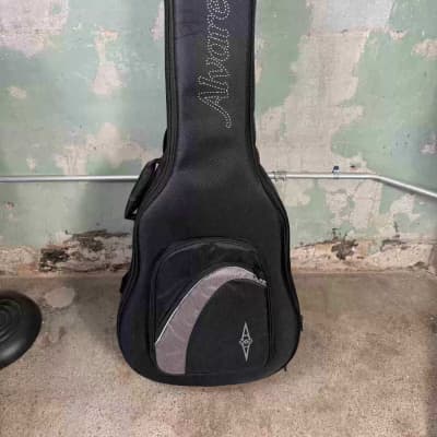 Mint Alvarez Masterworks MF60 Herringbone Folk / OM Acoustic Guitar with Gigbag image 12