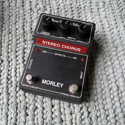 Morley ECV Echo Chorus Vibrato pedal USA - Black | Reverb
