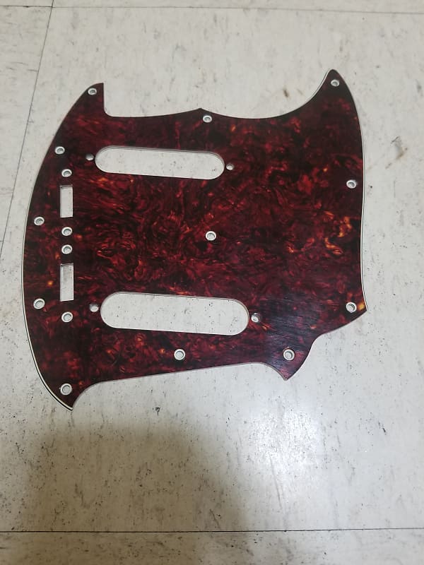 Squier Cv Mustang Pickguard Tortoiseshell Reverb 6103