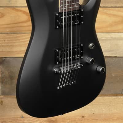 Schecter C-7 Deluxe 7-String Electric Guitar Satin  Black image 1