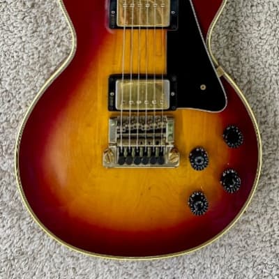 Original 1985 Gibson Les Paul Custom in Sunburst with factory Kahler + OHSC image 2