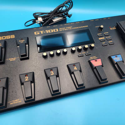 Reverb.com listing, price, conditions, and images for boss-gt-100-amp-effects-processor