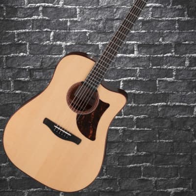 Ibanez AAD300CE-LGS Acoustic Guitar | Reverb