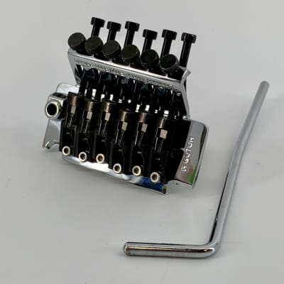 GOTOH GE1988T CHROME Licensed Floyd Rose with BLACK OFFSET