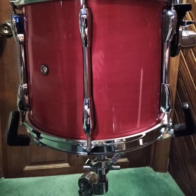 Pearl Export Series 12"(Diameter)X10"(Depth) Tom With ISS Mount  Red Lacquer image 3
