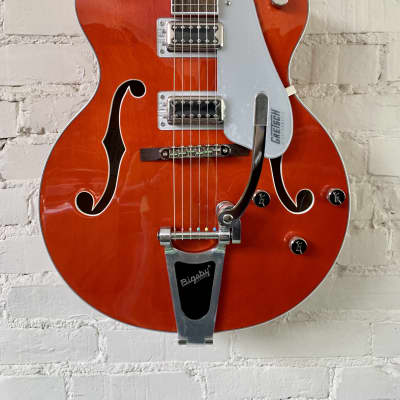 Gretsch G5420T Electromatic Hollow Body Single Cutaway with Bigsby 2017 - Present Orange Stain image 2