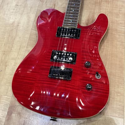 Fender Special Edition Custom Telecaster FMT HH Crimson Red Transparent for sale