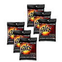 6 Sets GHS GBTNT Boomers Electric Guitar Strings Thin-Thick 10-52 6-pack