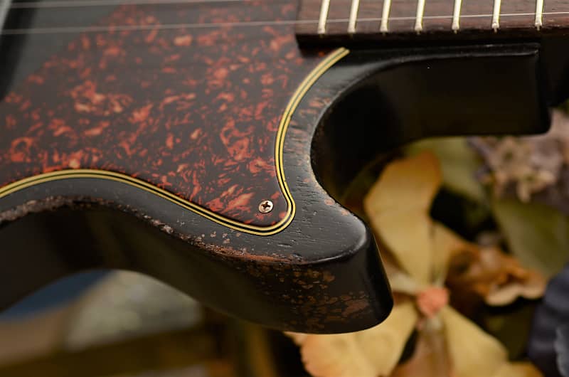 Gibson Les Paul Junior Relic- Custom Black P90 | Reverb