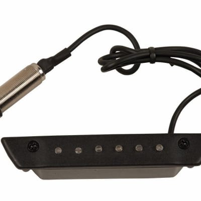 Aretc MSP-50 Acoustic Guitar Sound hole Single Coil Magnetic Pickup with endpin jack  Black