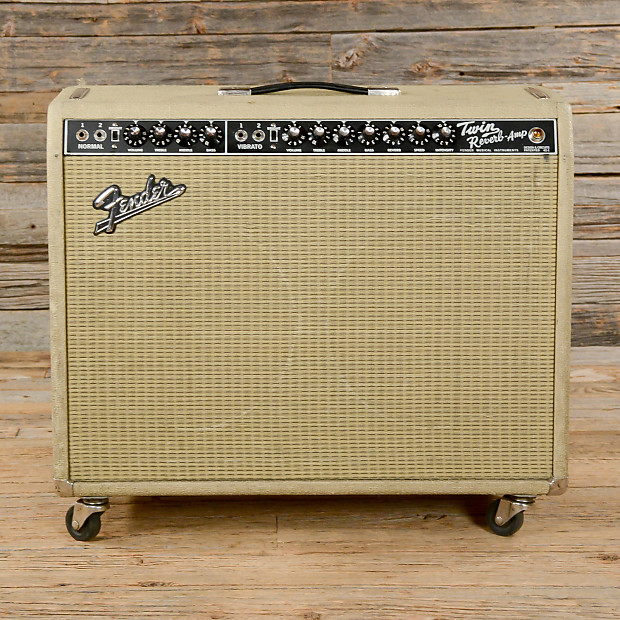 Fender Limited Edition White Tolex Twin Reverb 2x12 Tube Combo Amp 2005 s271