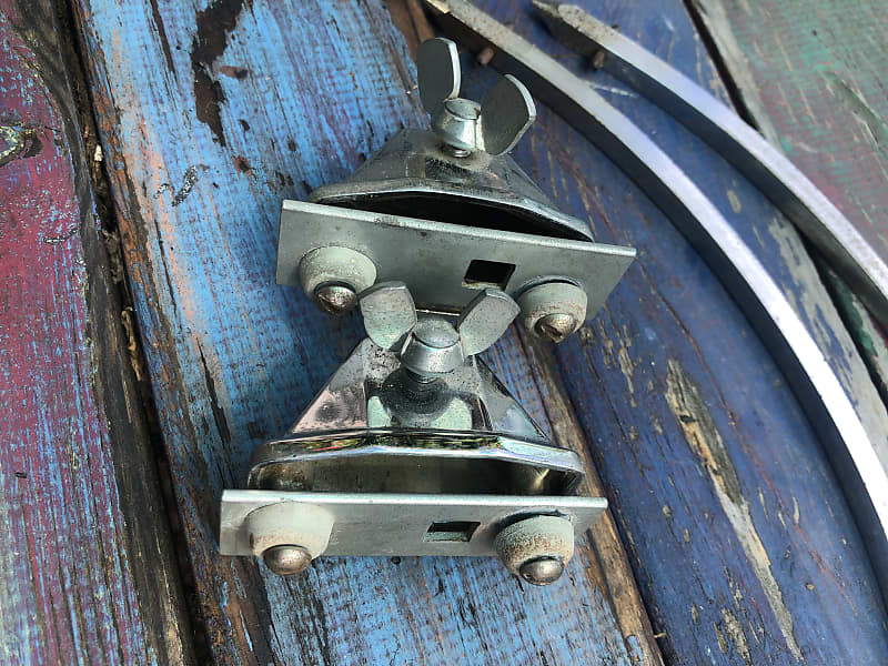 Vintage Ludwig Bass Drum Legs 70s and Mounts Reverb