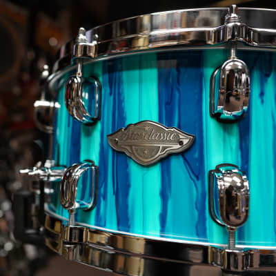 Tama MBSS65-SKA Starclassic Performer Series - Sky Blue Aurora Lacquer - 6.5 x 14" Maple/Birch Snare Drum (2023) image 4