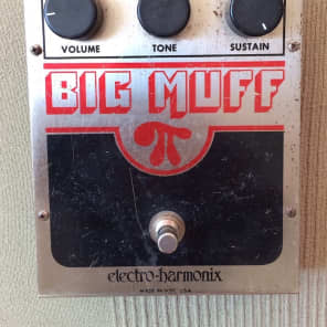 Vintage Electro Harmonix Big Muff Pi - V5 Op Amp - EHX Fuzz Distortion Pedal image 1