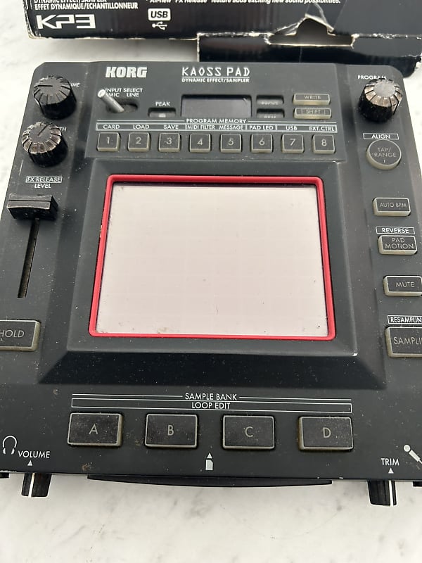 Korg KP3 Kaoss Pad 3 Dynamic Effect / Sampler | Reverb