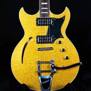 Reverend Tricky Gomez Limited Edition 11 of 13 2013 Gold Metal Flake image 2