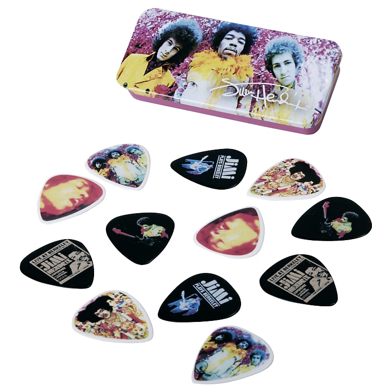 Dunlop Jimi Hendrix Collector Pick Ti n, Are You Experienced   - Set of Picks Bild 1