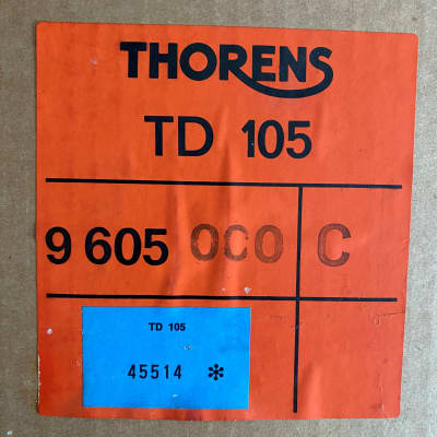 Thorens TD 105 Turntable - Serviced - Original Owner image 18