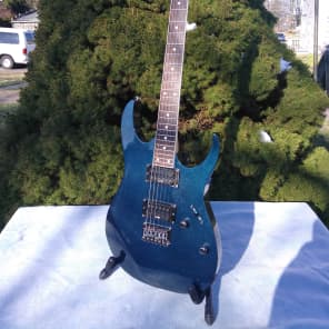Made in Japan Fujigen Ibanez RG421 2002 Royal Blue Metallic