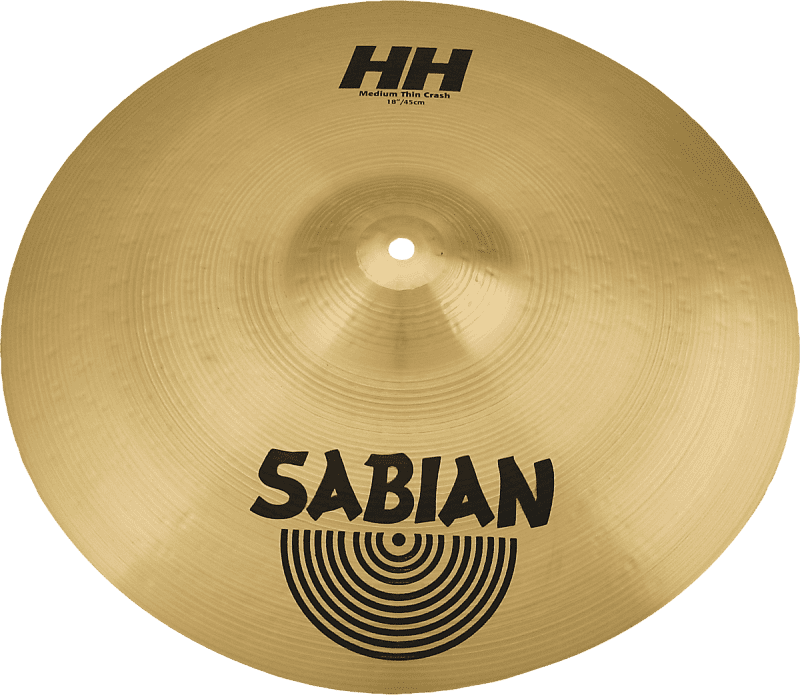 Sabian 18" HH Medium Thin Crash Cymbal, Natural Finish, Make Offer! Buy from CA's #1 Dealer! image 1