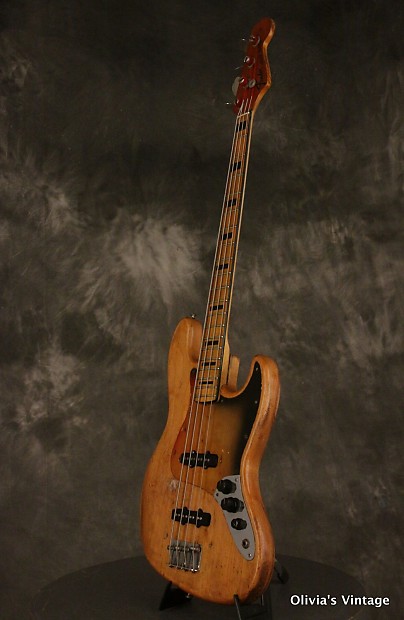 original 1974 Fender JAZZ BASS 4-Bolt Natural with original