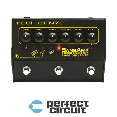 Tech 21 Sansamp Programmable Bass Driver | Reverb