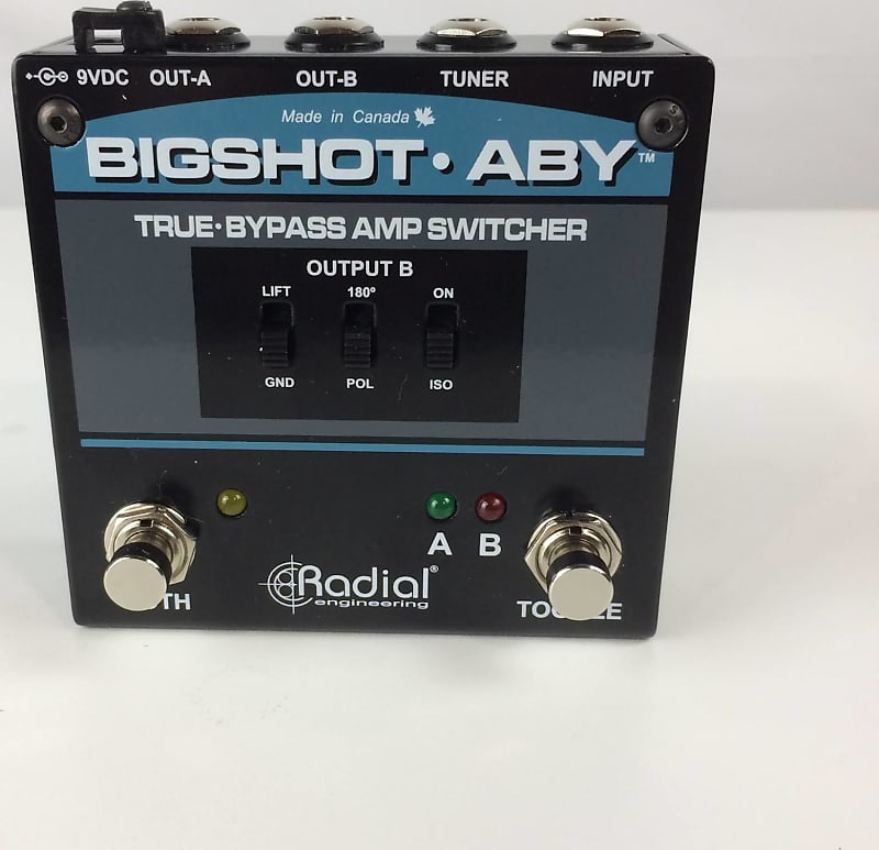 Radial Version 2 R800 7210 Tonebone BigShot ABY Pedal Reverb