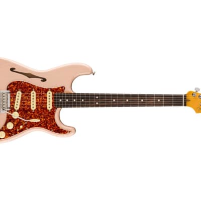 FENDER - American Professional II Stratocaster Thinline  Rosewood Fingerboard  Transparent Shell Pink - 0171010760 for sale