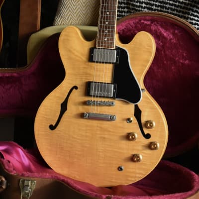 1995 Gibson USA ES-335 Dot Antique Natural Figured, w/OHSC, Good Wood Era, All Original, Natural Relic image 1